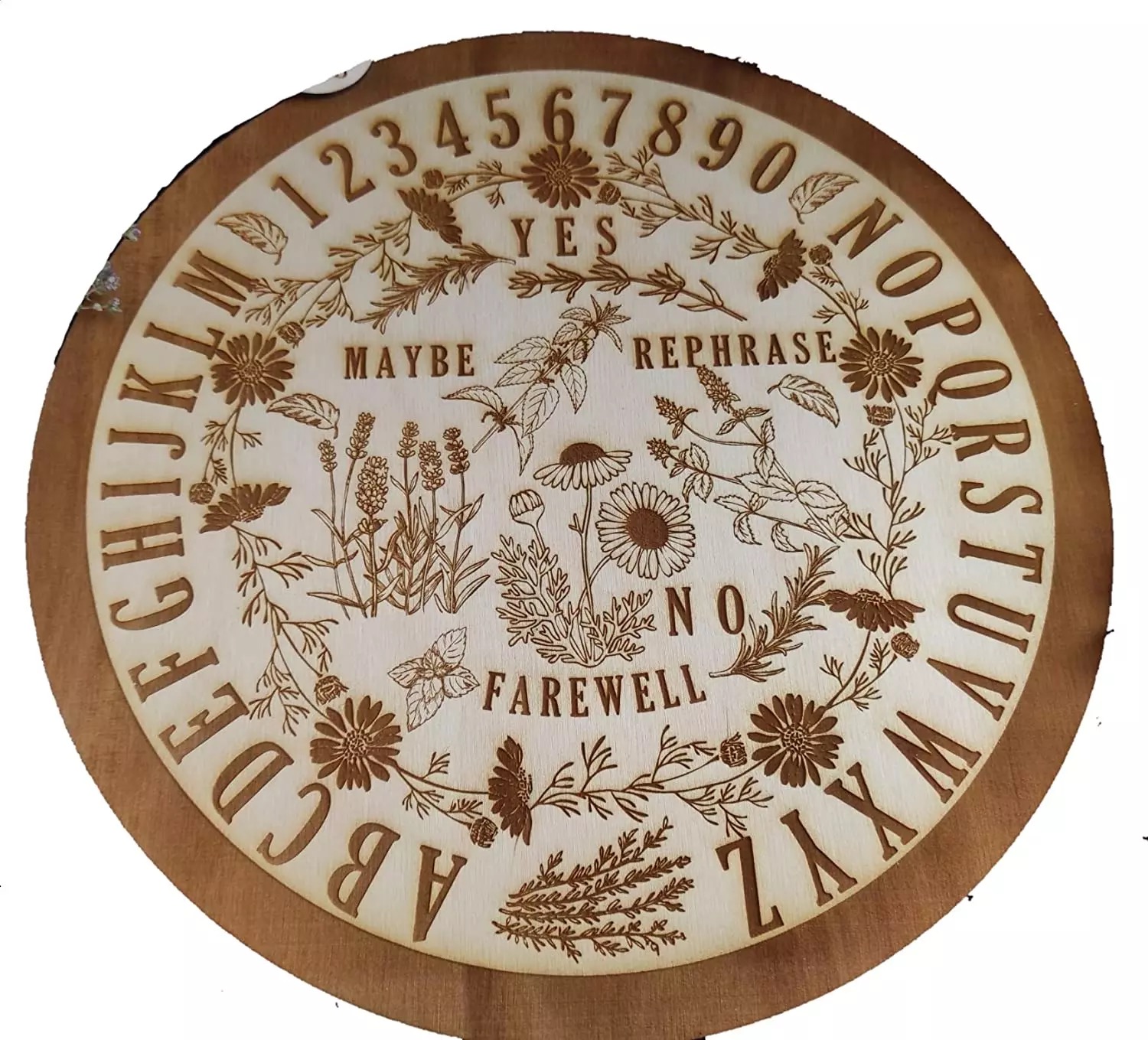 14 inch circular divination board
