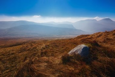 photo of brown grass field
